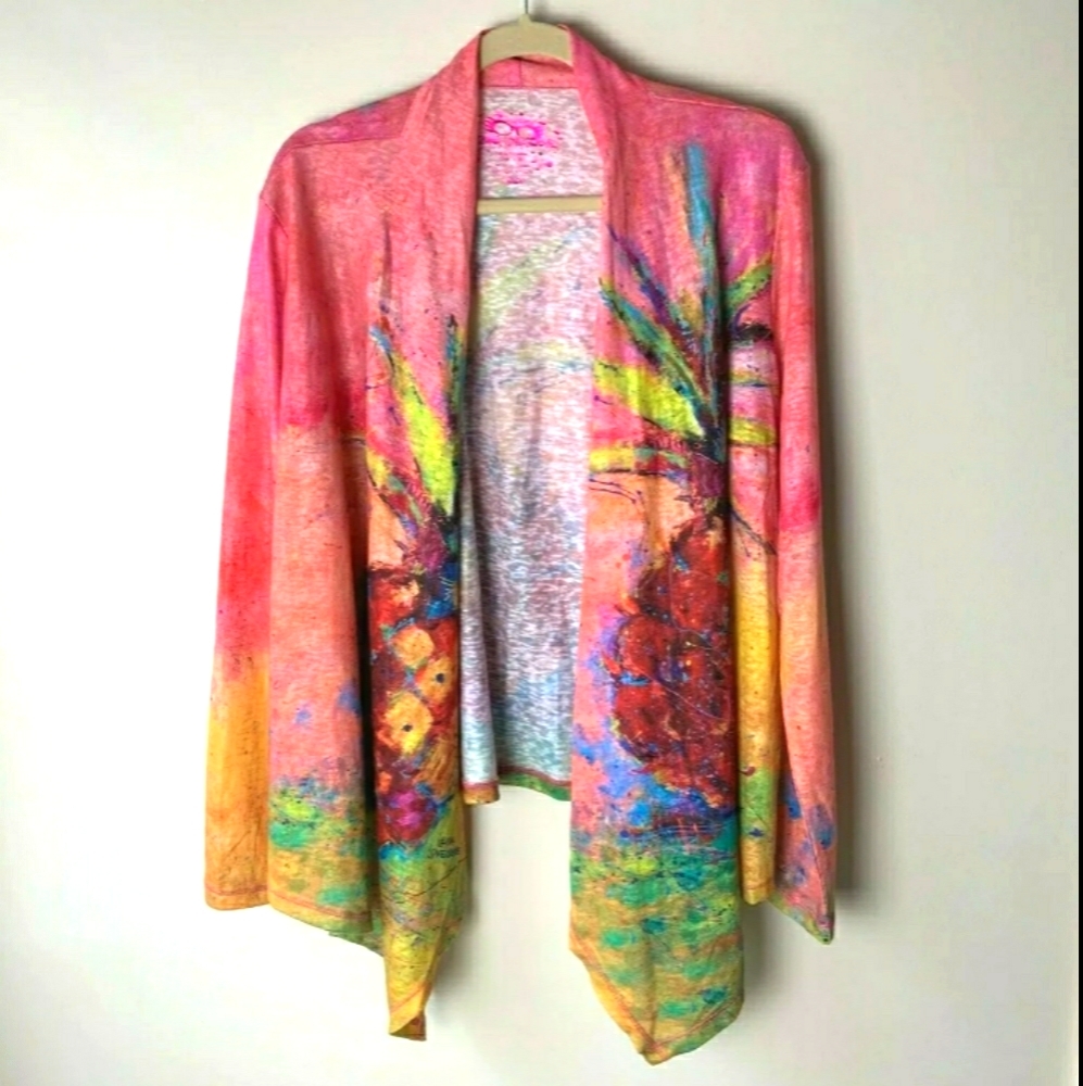 NWT PRETTY PINK PINEAPPLE SWEATER